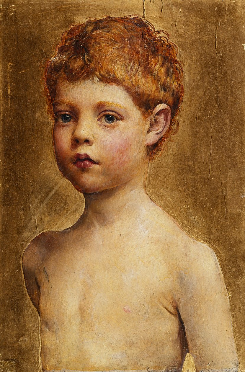 Portret chłopca autorstwa Annie Louisa Swynnerton