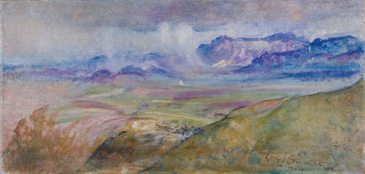 Sadepilvet, Monte Gennaropolish autorstwa Annie Louisa Swynnerton