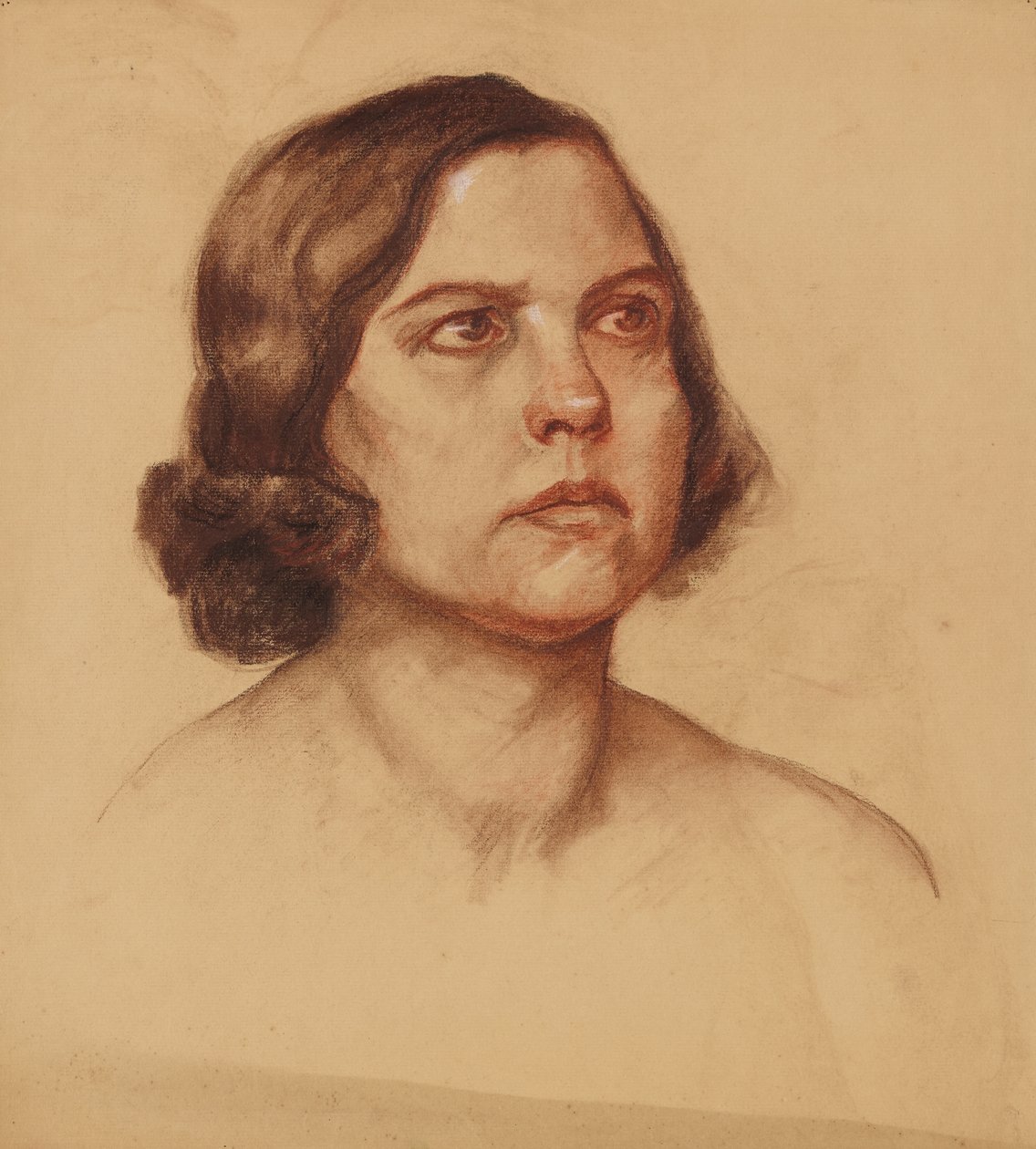 portret damy autorstwa Anny Dollschein