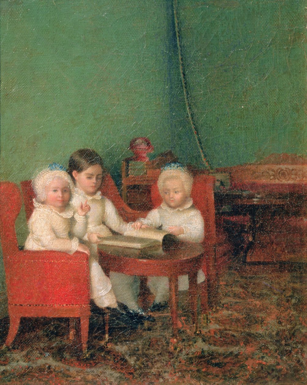 Dzieci we wnętrzu, 1800-10 autorstwa Unbekannt Unbekannt