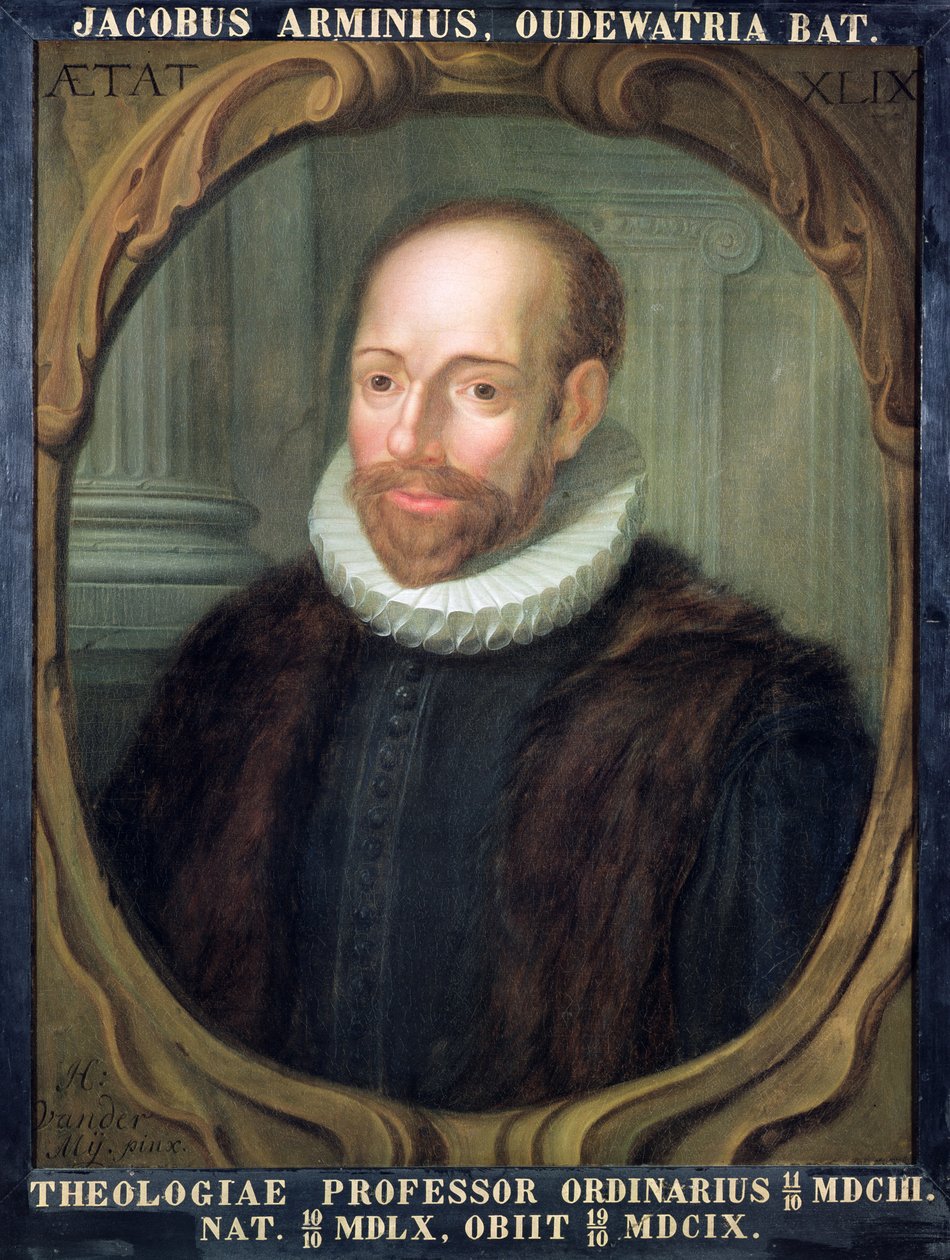 Jacobus Arminius, profesor teologii na Uniwersytecie w Leiden (1560-1609) autorstwa Unbekannt Unbekannt