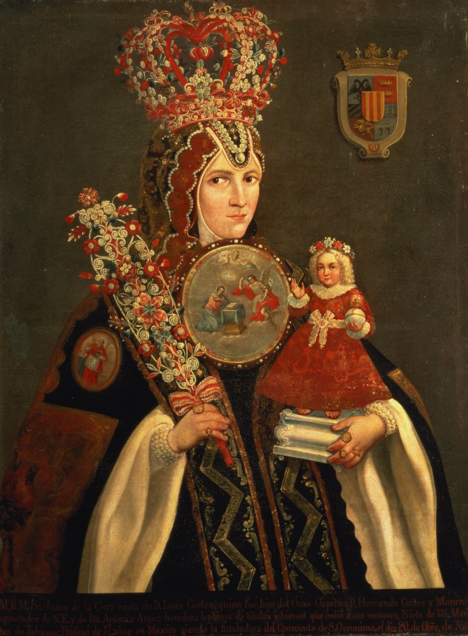 Siostra Juana, wnuczka D. de Cortes, założycielka klasztoru św. Hieronima, c.1661 autorstwa Unbekannt Unbekannt