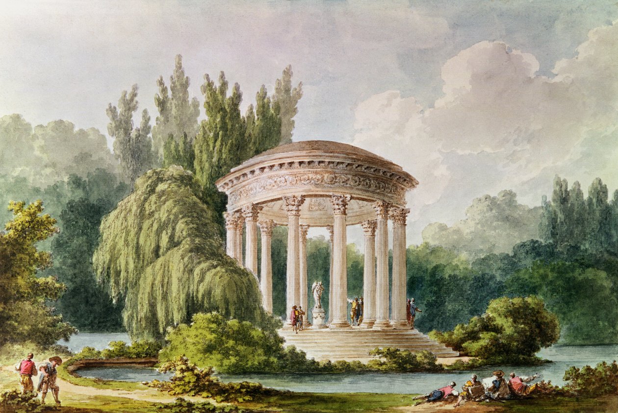 Świątynia Miłości, Petit Trianon autorstwa Unbekannt Unbekannt