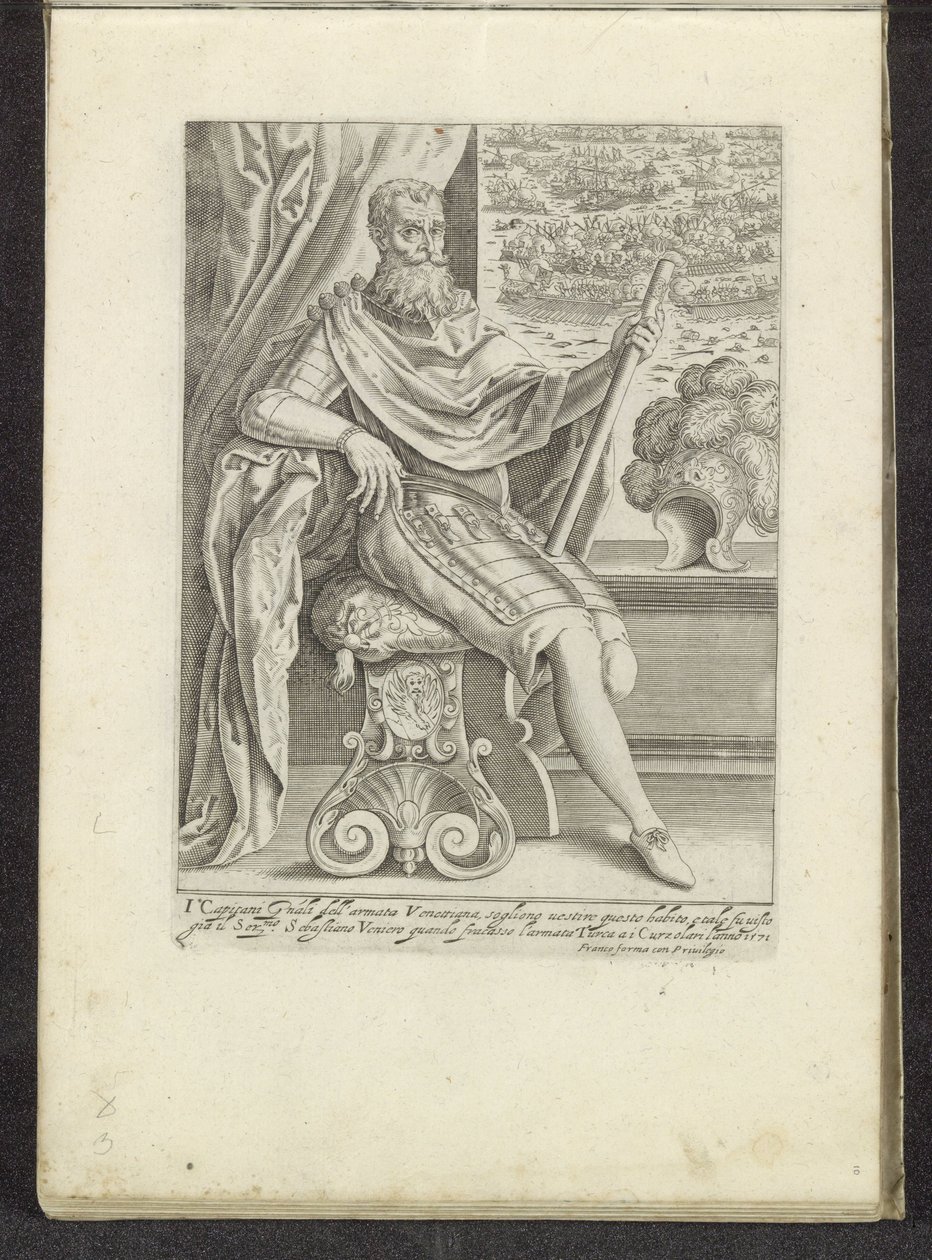 Admirał Sebastiano Vernier en de Slag bij Lepanto Scenes uit het Venetiaanse leven (tytuł serii) Habiti d