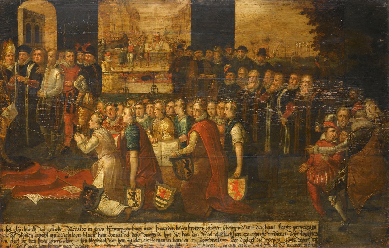 Alegoria Tyranii księcia Alby w Holandii autorstwa Anonymous