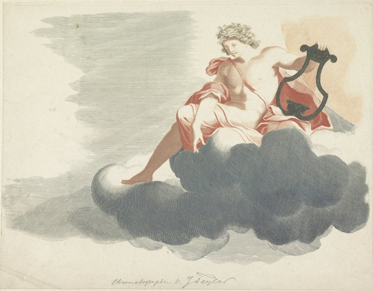 Apollo na chmurach autorstwa Anonymous