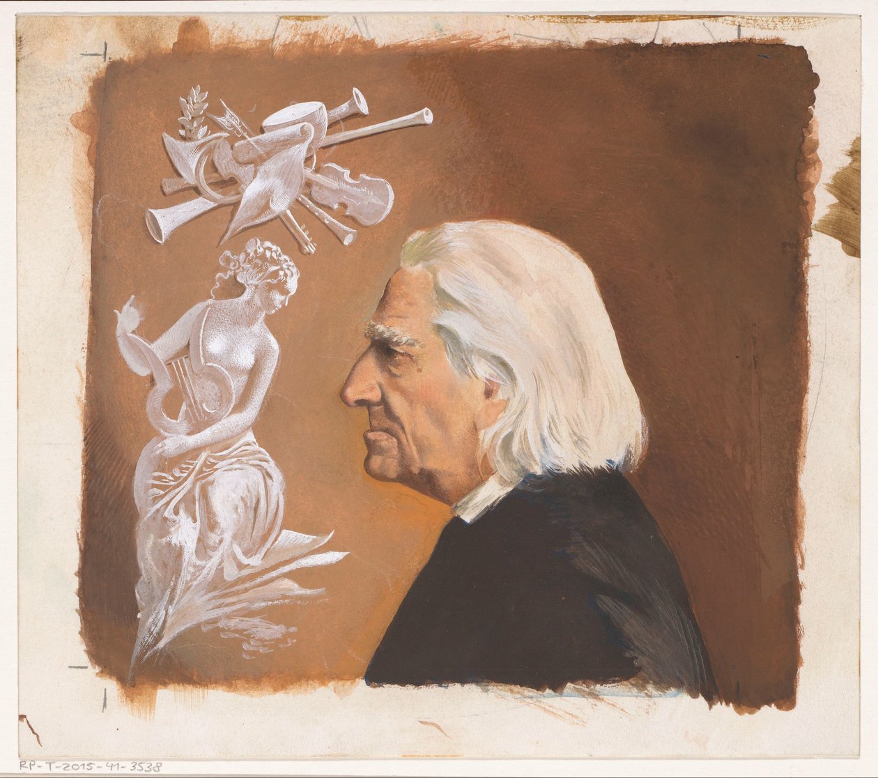 Projekt zespołu dla: Jean Rousselot, Frans Liszt. Życie wielkiego kompozytora, c. 1961 autorstwa Anonymous
