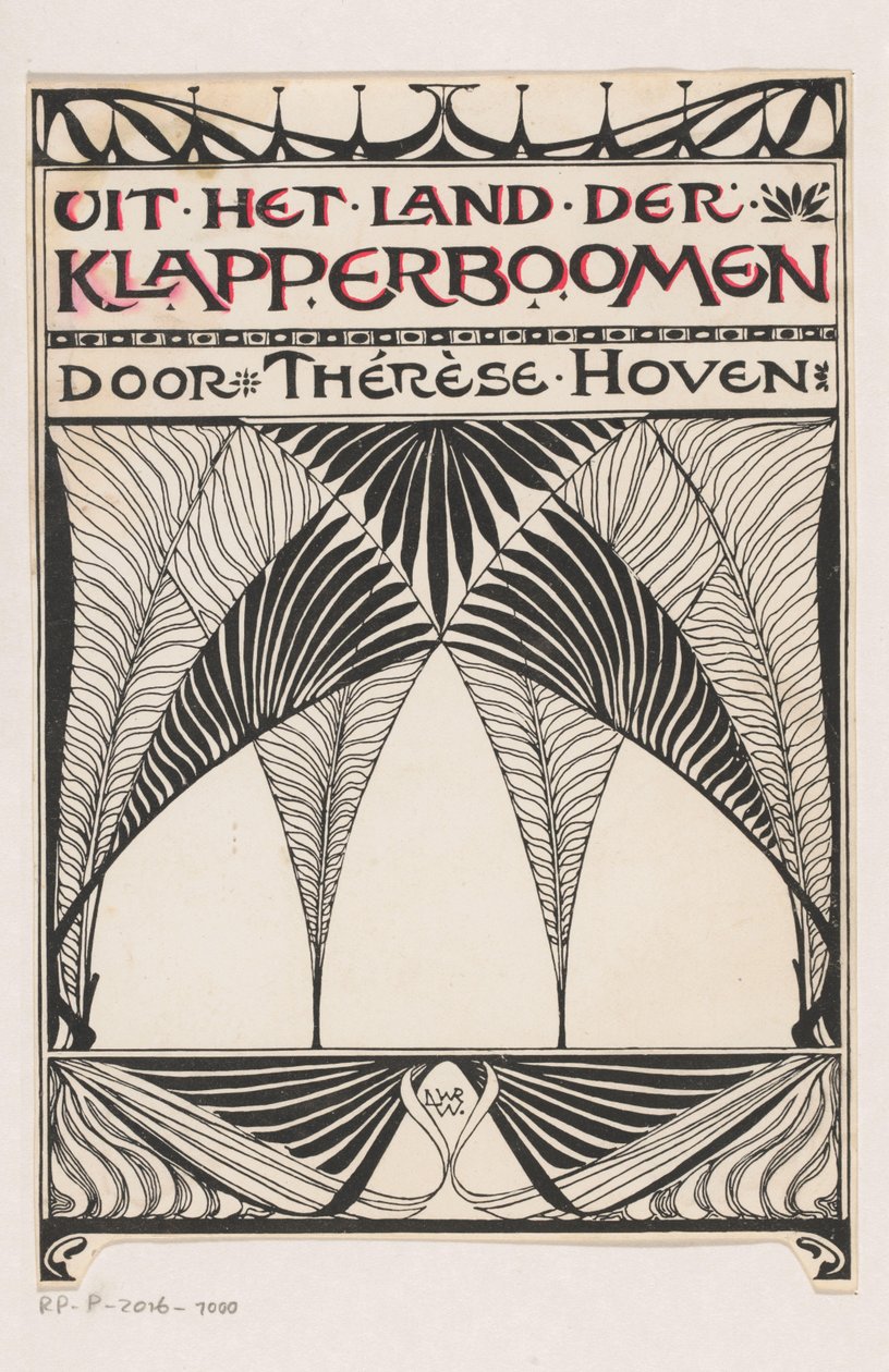 Projekt zespołu dla: Thérèse Hoven, Z krainy palm kokosowych, 1897 autorstwa Anonymous