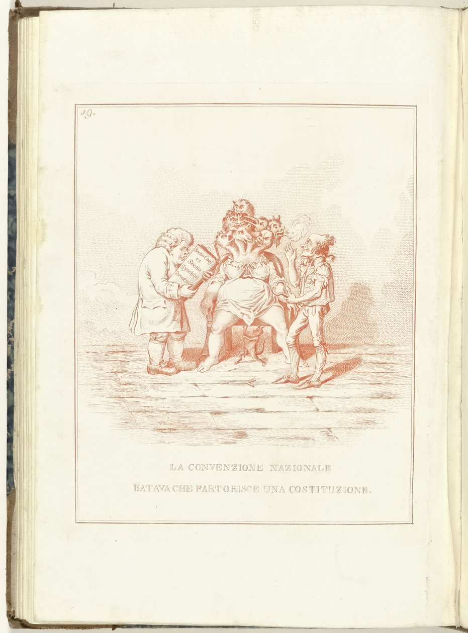 Barensnood van de Nationale Conventie, 1795 Narodowa Konwencja Batawska narodzin Konstytucji (tytuł na przedmiocie) Hollandia Regenerata (włoska kopie) (tytuł serii) Odrodzenie Holandii: lustro do wszystkich odrodzonych narodów (poważne autorstwa Anonymous
