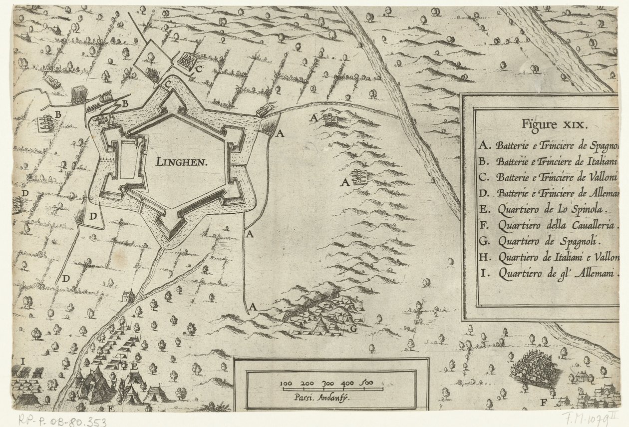 Oblężenie i podbój Lingen przez Spinola, 1605 autorstwa Anonymous