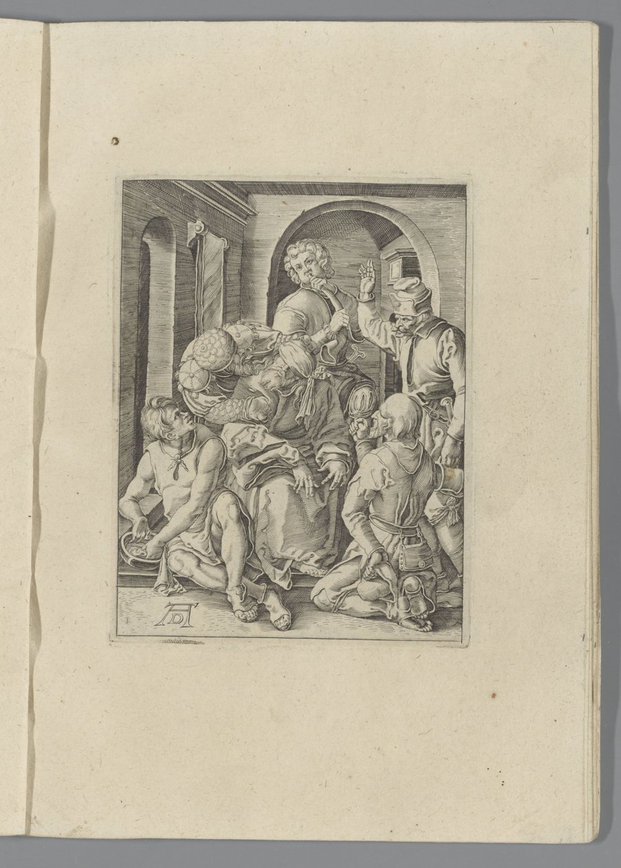Szyderstwo z Chrystusa Mała Pasja (tytuł serii) Passio Christi Ab Alberto Durer Nurenburgensi Effigiata (tytuł serii) autorstwa Anonymous