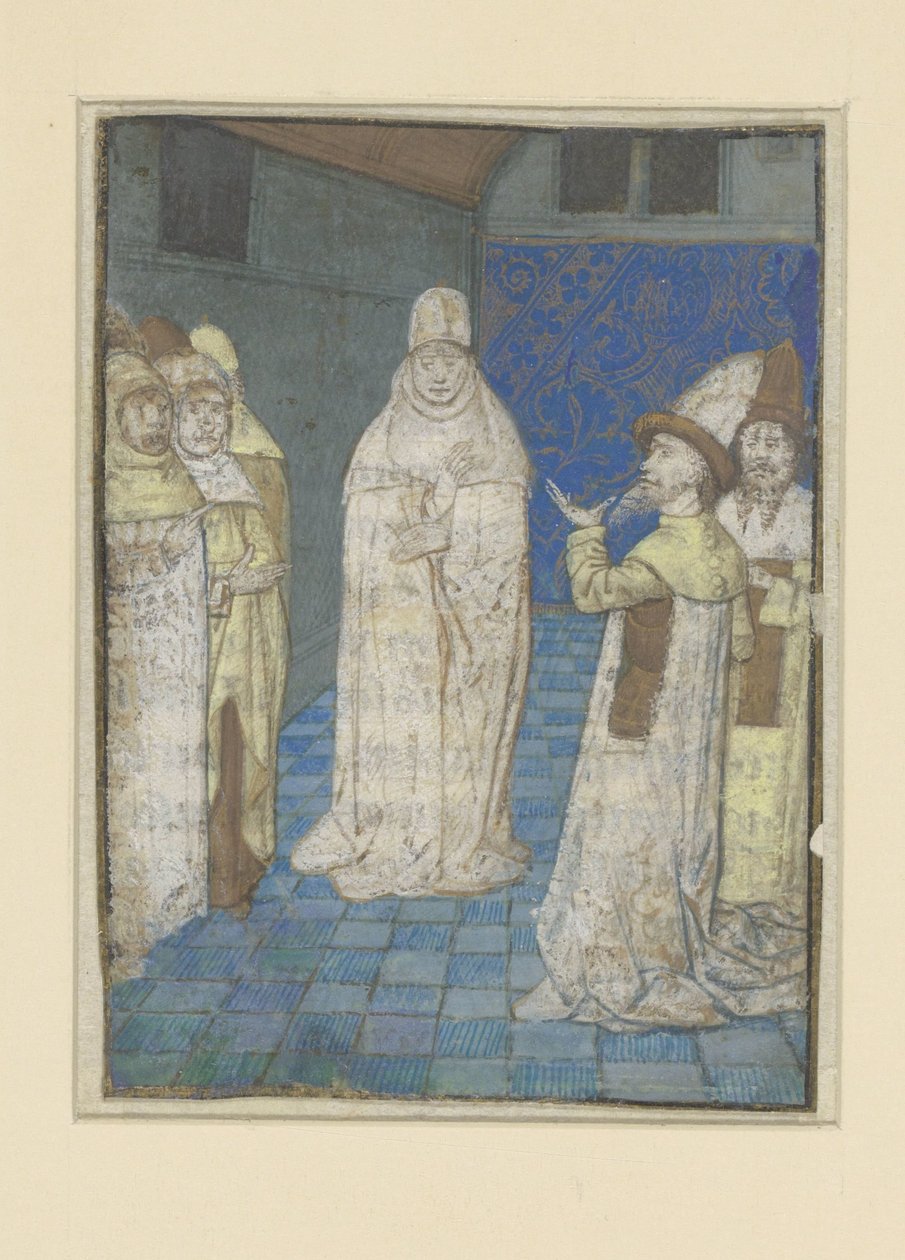 Boccaccio pośredniczy w dyskusji Przygody szlachetnych mężczyzn i kobiet (tytuł serii) autorstwa Anonymous