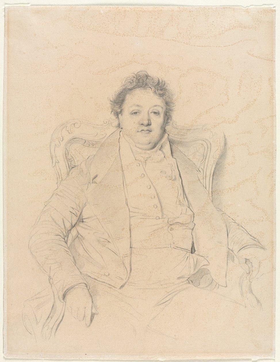 Charles Thevenin, według Ingres autorstwa Anonymous