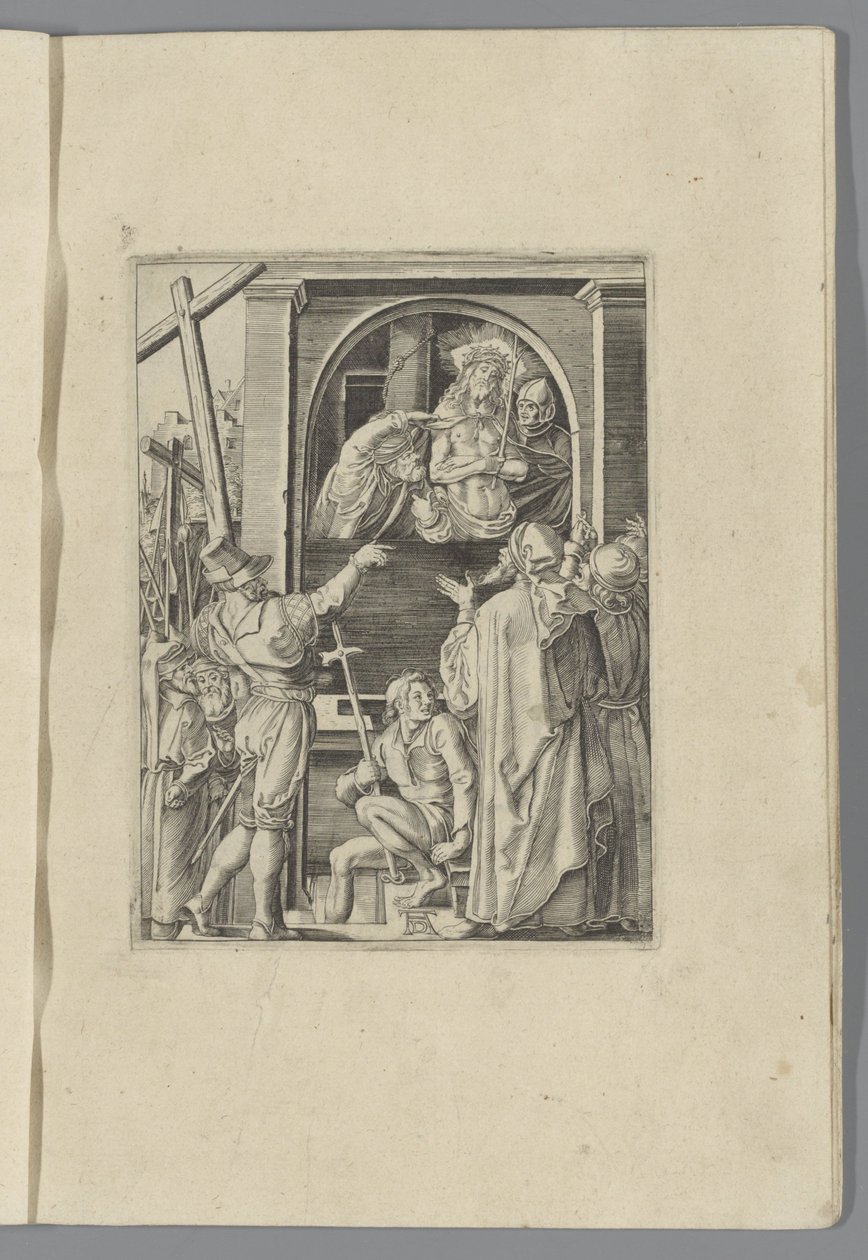 Christus ludzie getoond (Ecce homo) Mała Przełęcz (tytuł serii) Passio Christi Ab Alberto Durer Figurka norymberska (tytuł serii) autorstwa Anonymous