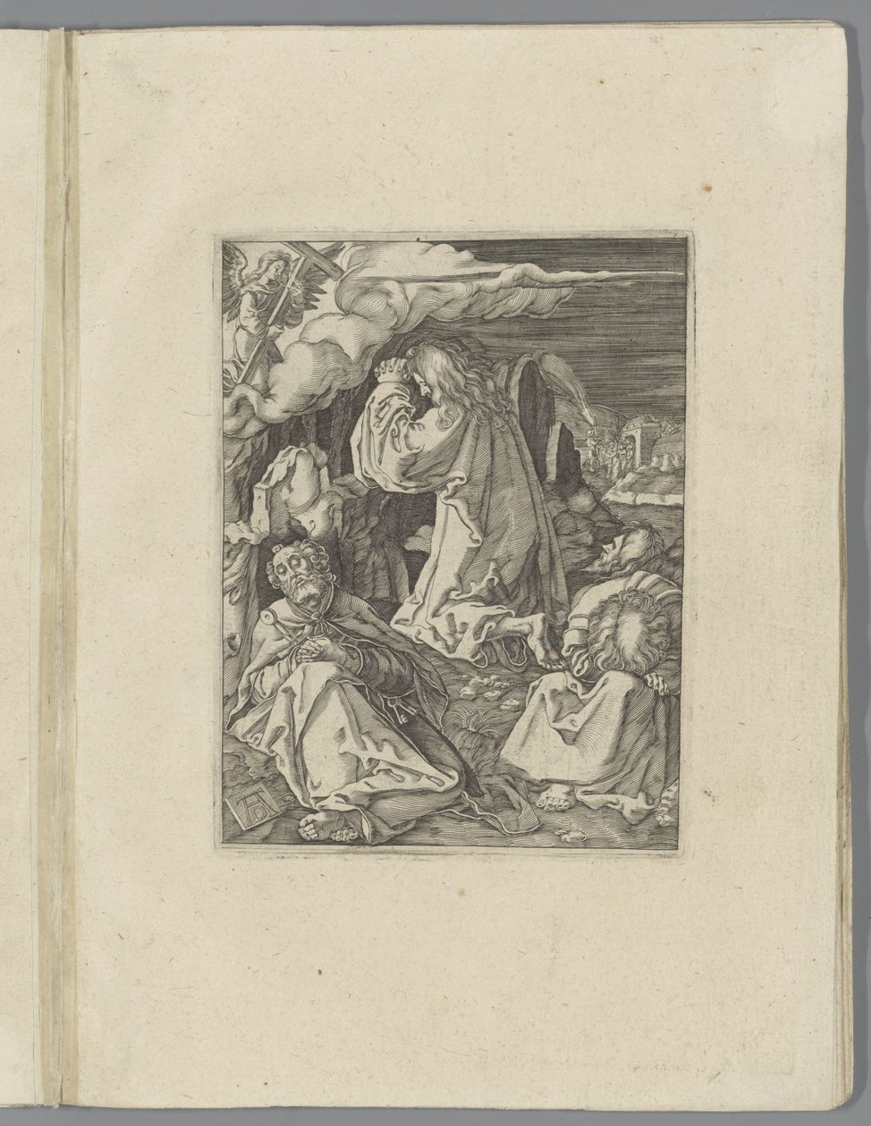 Chrystus w ogrodzie Getsemani Mała Przełęcz (tytuł serii) Passio Christi Ab Alberto Durer Figurka norymberska (tytuł serii) autorstwa Anonymous