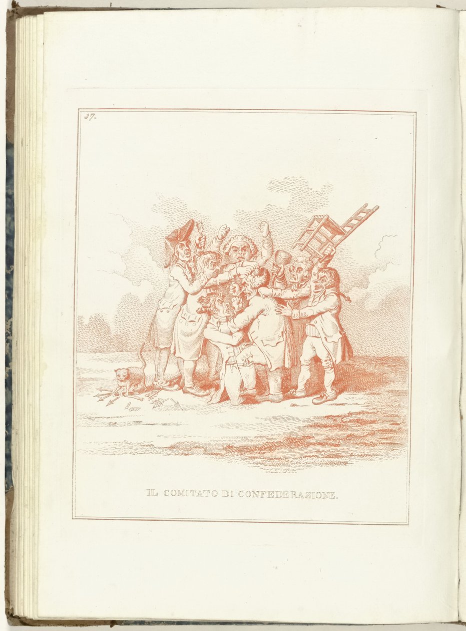 Comité van Bondgenootschap, 1795 Komitet Konfederacji (tytuł na obiekcie) Hollandia Regenerata (włoska kopie) (tytuł serii) Odrodzenie Holandii: spechio do wszystkich odrodzonych ludów (tytuł serii na obiekcie) autorstwa Anonymous