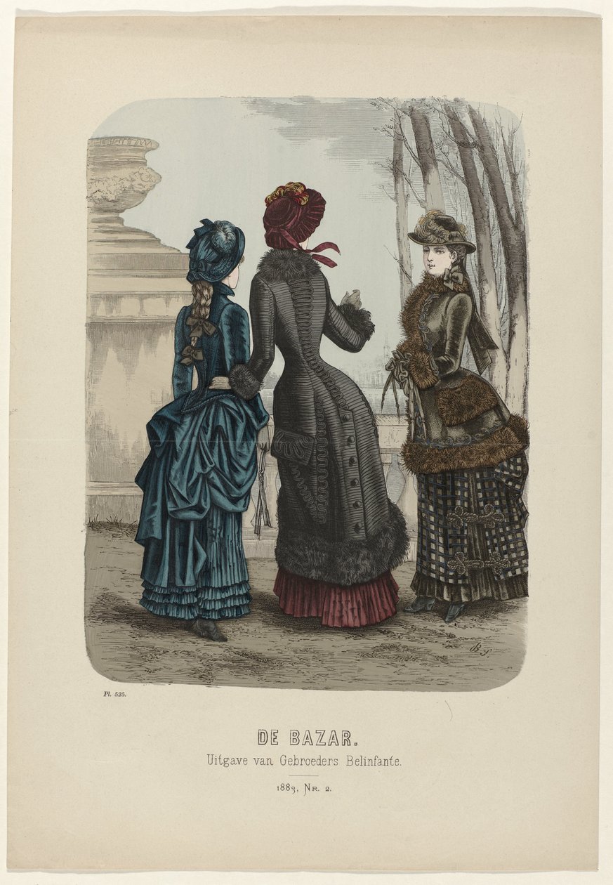 De Bazar, 1883, nr. 2, Pl. 525 autorstwa Anonymous