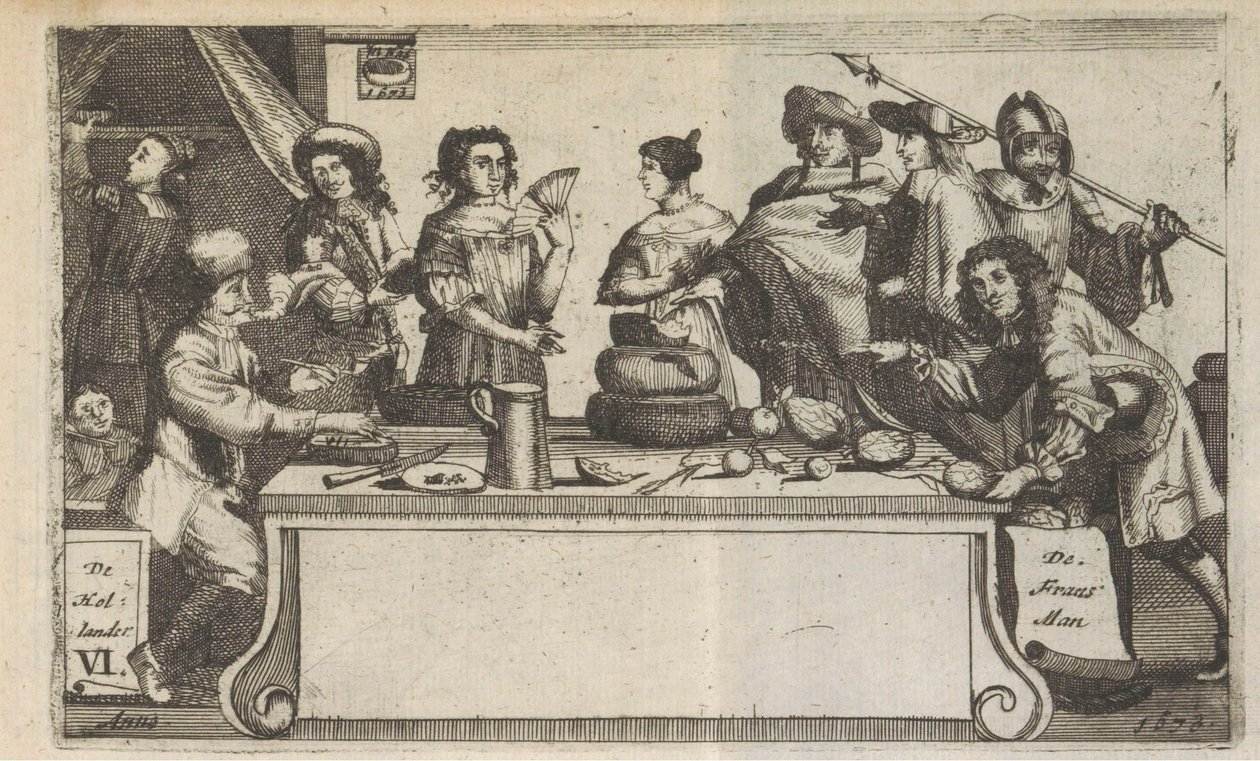 Od Fransmana i Hollandera, 1673 Frans-man Hollander / Le Francois L