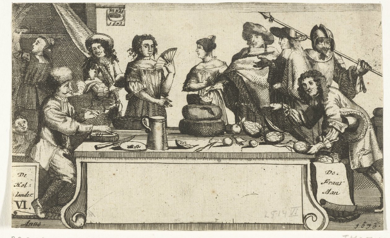 Od Fransmana i Hollandera, 1673 Frans-man Hollander / Le Francois L