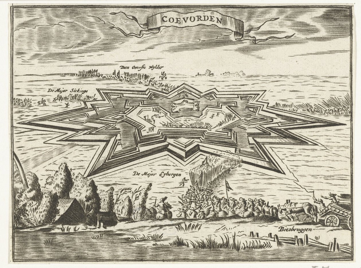 Szturm na Coevorden, 1672 autorstwa Anonymous