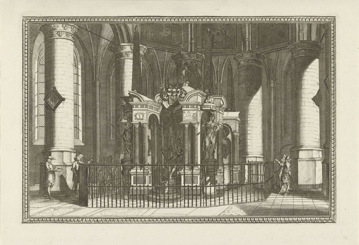 Grób Wilhelma Orańskiego, 1623 autorstwa Anonymous