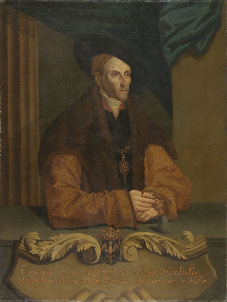 Edzard I (1462-1528), hrabia Wschodniej Fryzji autorstwa Anonymous
