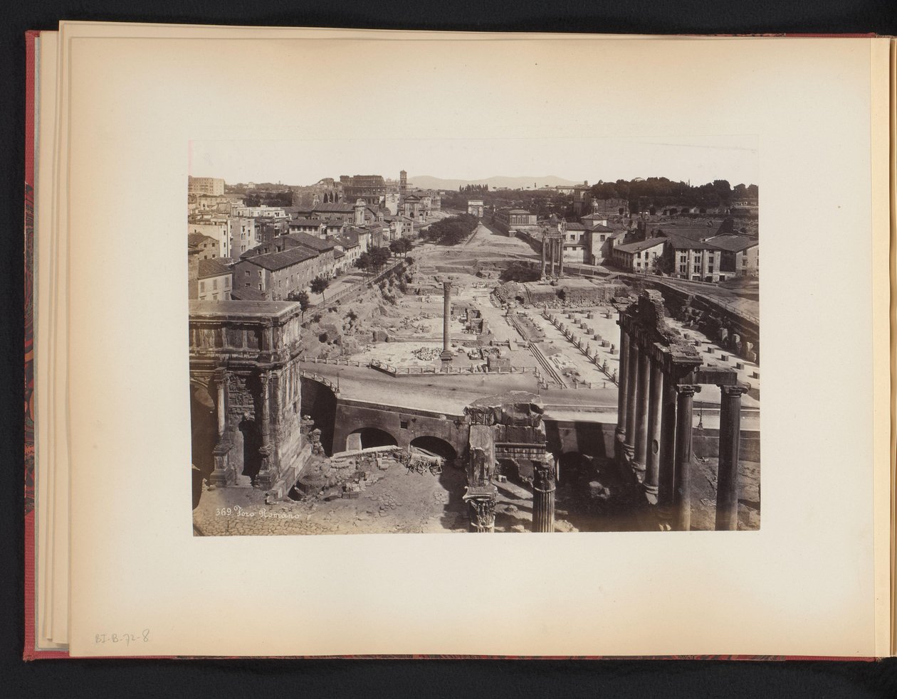Forum Romanum w Rzymie, Włochy Forum Romanum (tytuł na obiekcie) autorstwa Anonymous