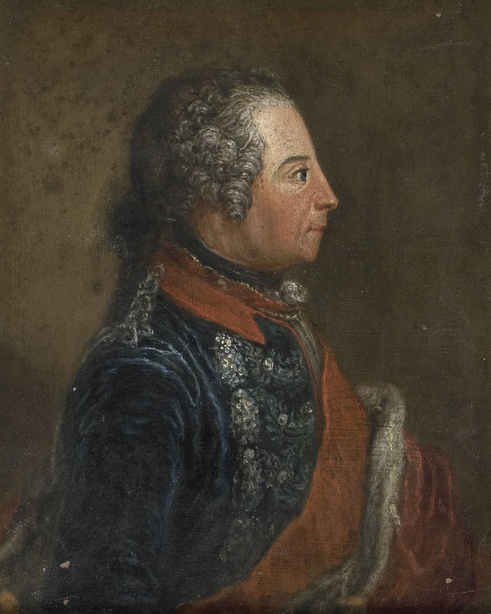 Fryderyk II Wielki (1712-86), król pruski autorstwa Anonymous