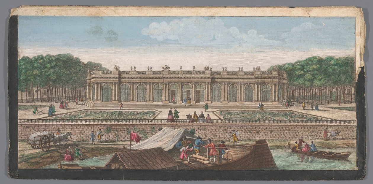 Widok Grand Trianon w Ogrodzie Wersalskim autorstwa Anonymous