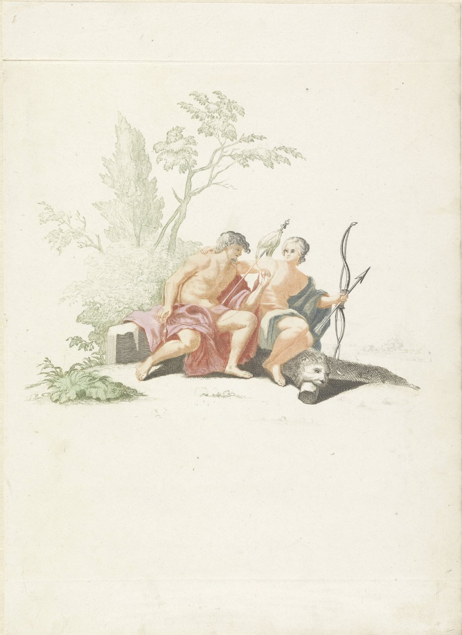 Herkules w Omphale autorstwa Anonymous