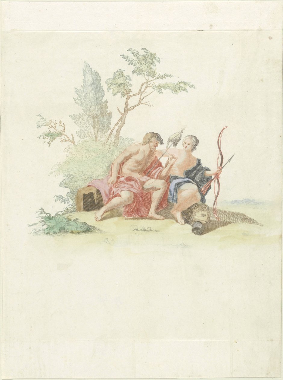 Herkules w Omphale autorstwa Anonymous