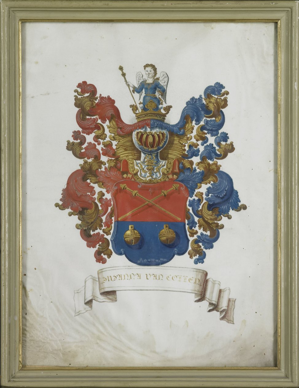 Herb Susanny van Collen (1692-1745), żony Jakuba Feitamy autorstwa Anonymous