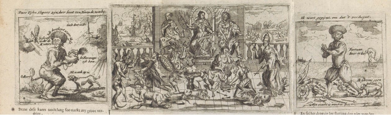 Holenderska tragedia, 1673 Hollants truer teatr / Veu tragique d