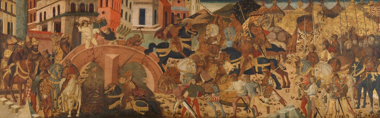Horatius Cocles broniący mostu Sublicjan autorstwa Anonymous