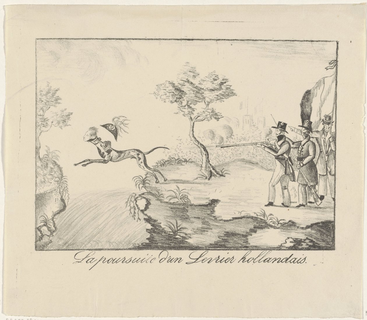 Polowanie na charta, 1830 La poursuite d