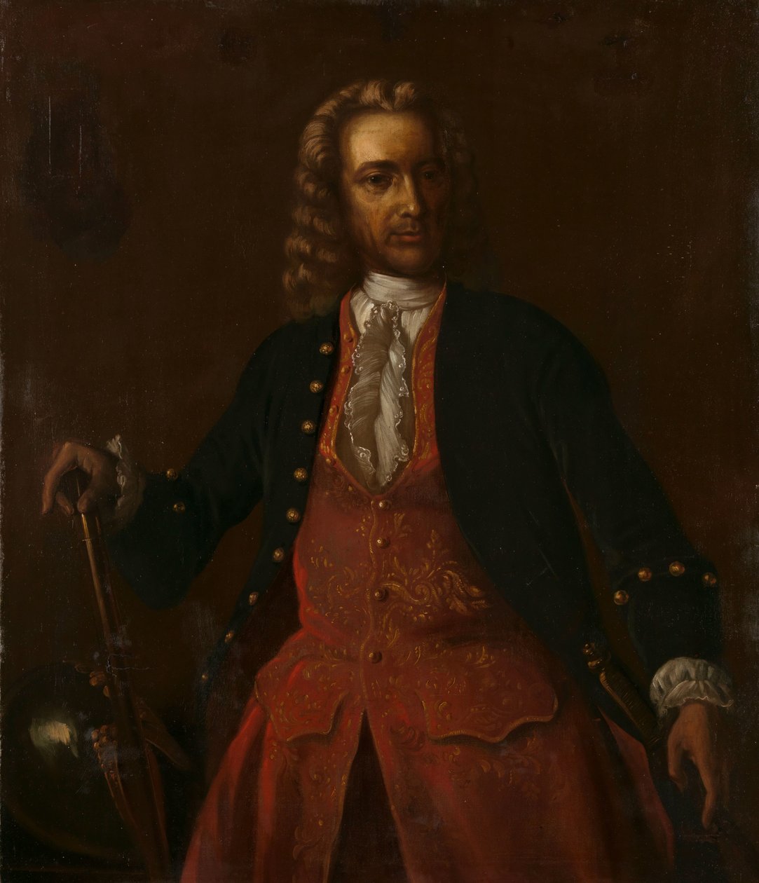 Jakub Mossel (1750-1761) Portret Jacoba Mossela, gubernatora generalnego Holenderskiej Kompanii Wschodnioindyjskiej autorstwa Anonymous