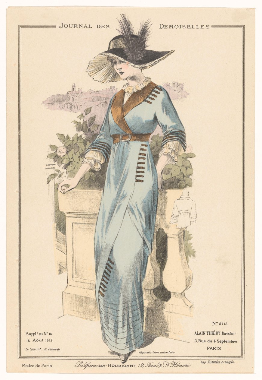 Journal des Demoiselles 15 sierpnia 1912, nr. 5113 autorstwa Anonymous