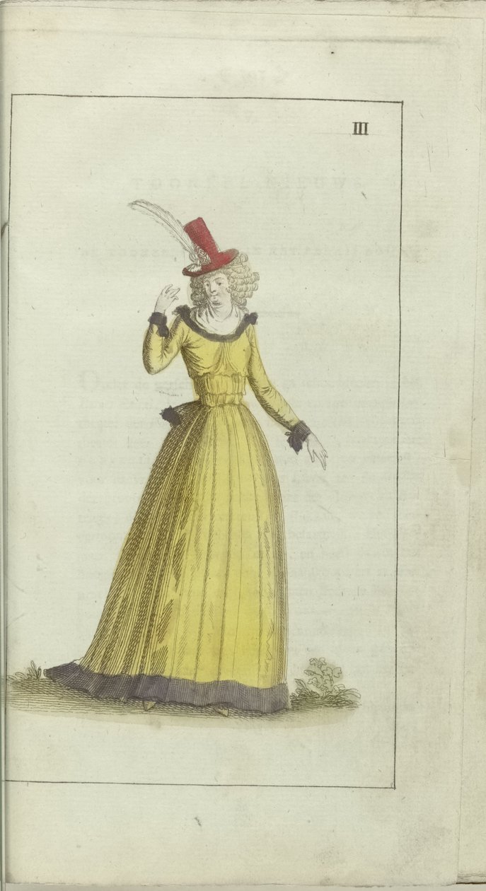 Gabinet Mody i Smaku 1791, pl. III: autorstwa Anonymous
