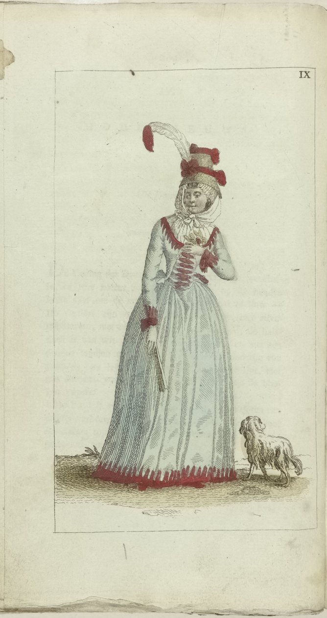 Gabinet Mody i Smaku 1791, pl. IX autorstwa Anonymous