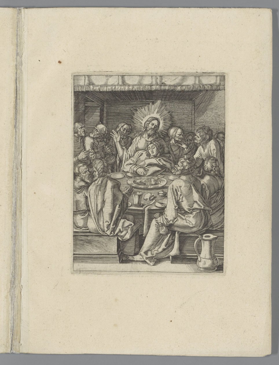 Najnowsze avondmaal Mała Przełęcz (tytuł serii) Passio Christi Ab Alberto Durer Figurka norymberska (tytuł serii) autorstwa Anonymous