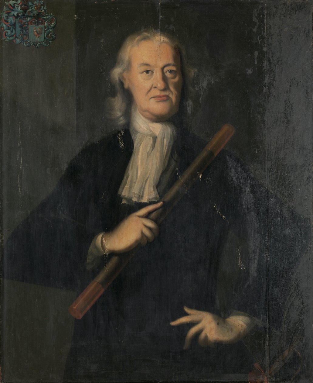 Mateusz de Haan (1725-1729) Portret Mattheusa de Haana, Generalnego Gubernatora Holenderskich Indii Wschodnich autorstwa Anonymous