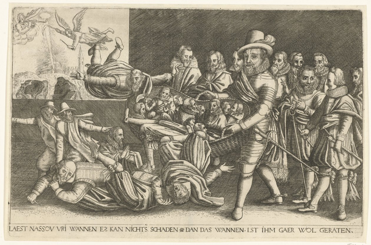 Mauryci oddzielający pszenicę od plew, 1618 autorstwa Anonymous