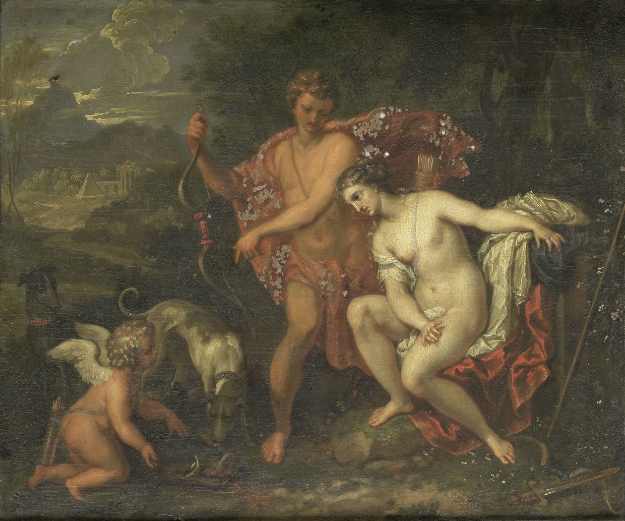 Meleager i Atalanta autorstwa Anonymous
