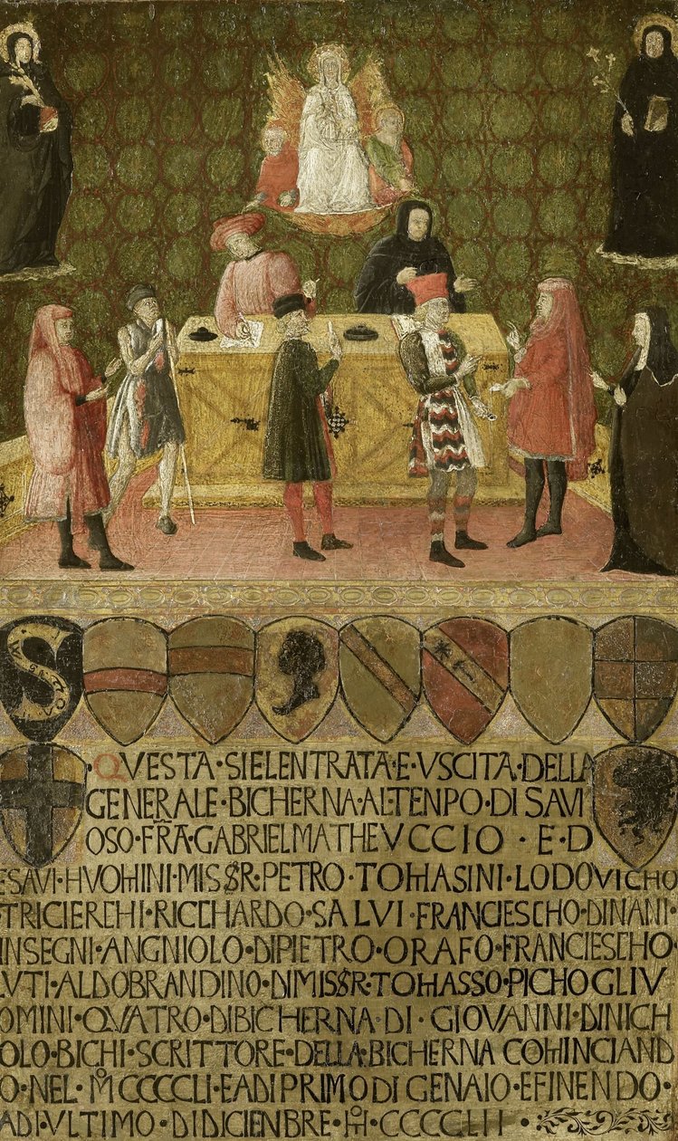 Urząd Administracji Podatkowej (Biccherna) Siena autorstwa Anonymous