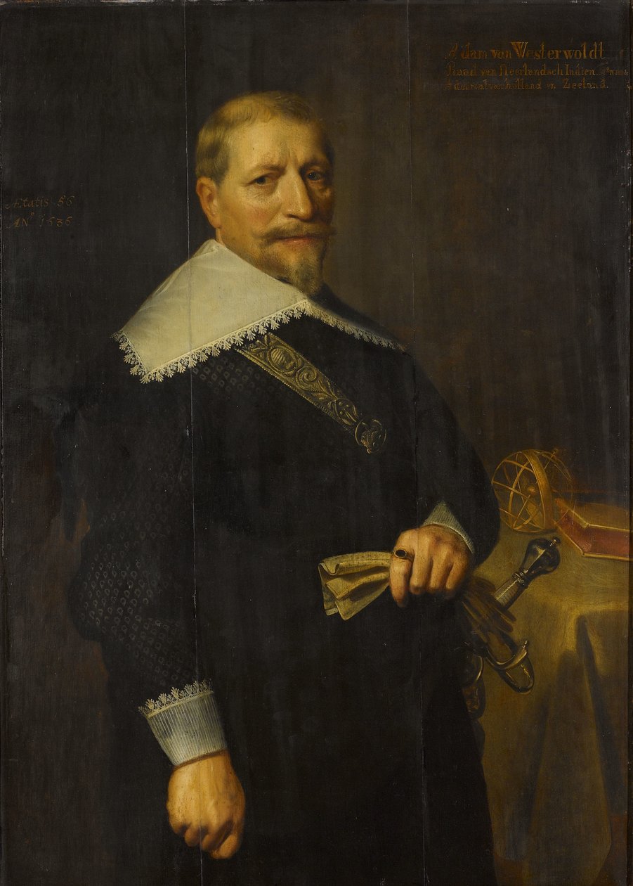 Portret Adama van Westerwolta (1580-1639) autorstwa Anonymous