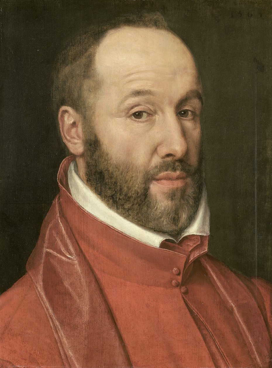 Portret Antoine Perrenot, kardynała de Granvelle, ministra Karola V i Filipa II autorstwa Anonymous