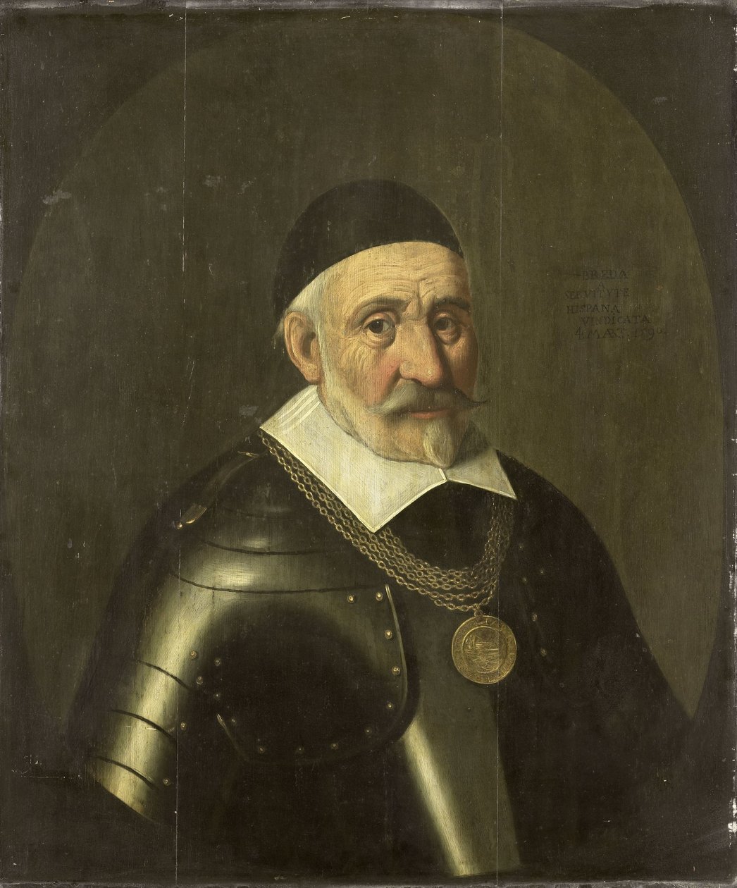 Portret kapitana Charlesa de Heraugières, dowódcy Bredy autorstwa Anonymous