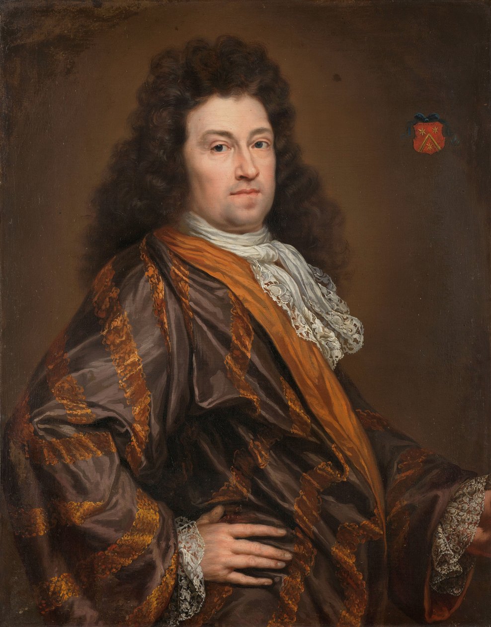 Portret François Leydeckera (1650-1718). Delegat do Trybunału Obrachunkowego Zelandii autorstwa Anonymous