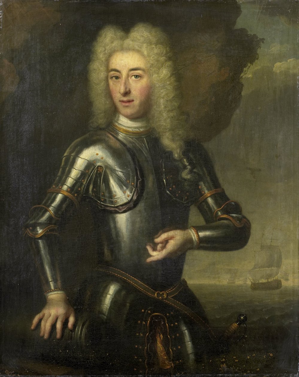 Portret Hendrika Lijnslagera, kapitana z Admiralicji Amsterdamu autorstwa Anonymous