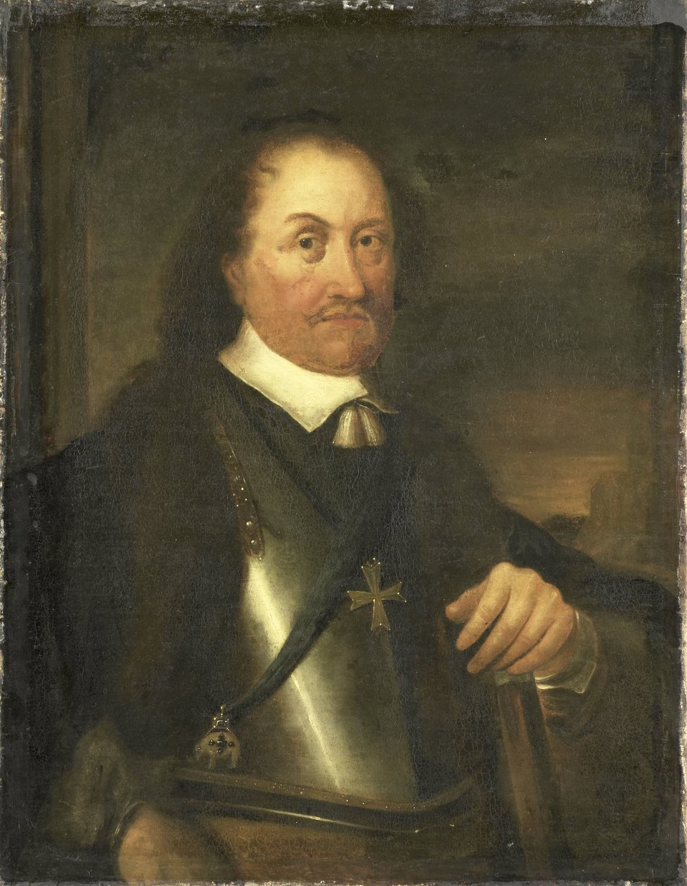 Portret Johana Mauritsa, hrabiego Nassau-Siegen, gubernatora Brazylii autorstwa Anonymous
